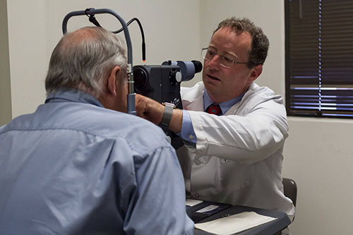 Doctor Michelson Checking a Patient